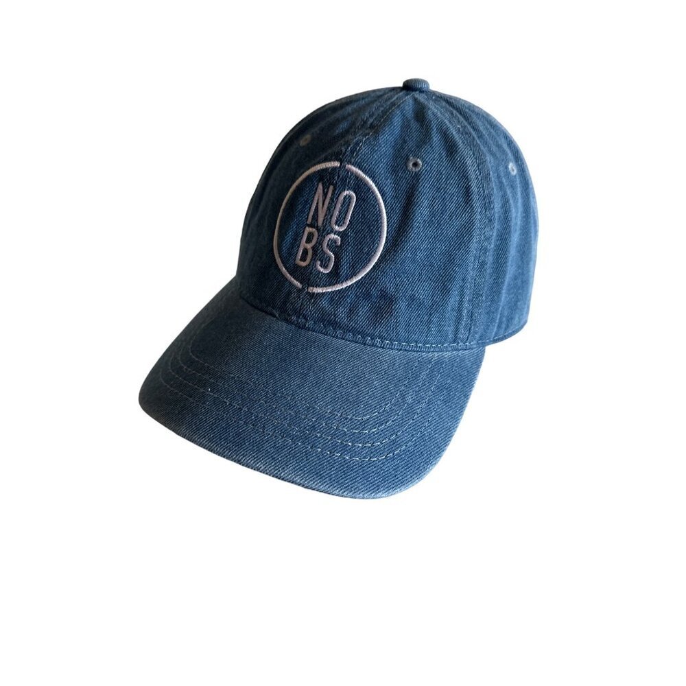 NO BS Blue‎ Denim Hat Cap Adjustable